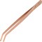 The Beadsmith Curved Copper Tongs – 9” Tool for Pickling, Use with Acid Baths and Pickle Pots